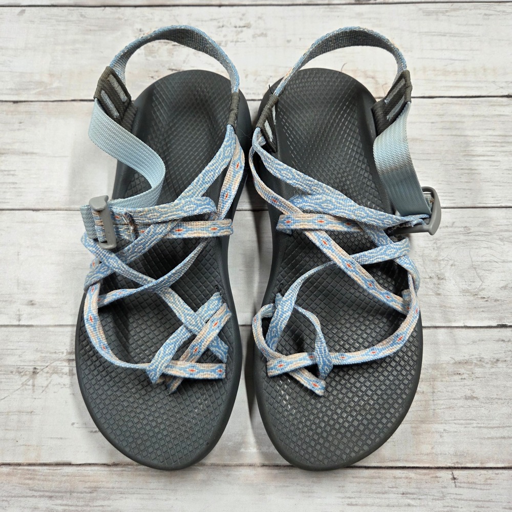 Chaco Women's Blue Patterned Strap Sandals